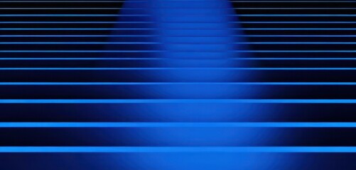 Wall Mural - blue staircase with a blue background