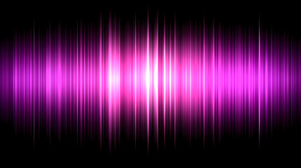 Aufkleber - Sound waves visualization digital space abstract art dark environment symmetrical view audio representation