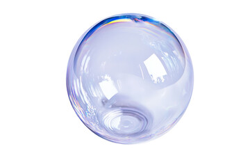 Poster - Transparent Soap Bubble with Soft Reflections and Delicate Surface Texture