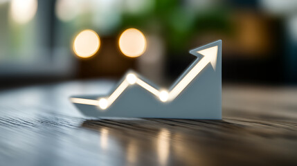 Poster - Business growth analysis office setting infographic image professional environment elevated viewpoint strategic insights