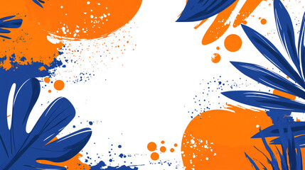 Poster - Vibrant abstract art creating a dynamic atmosphere digital design graphic artistic bright colors