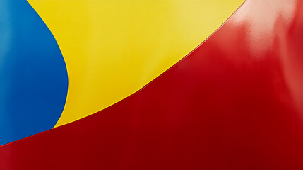 Poster - Colorful abstract art exhibition urban gallery digital artwork vibrant environment close-up view artistic inspiration