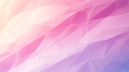 Fototapete - Abstract pastel gradient with soft geometric shapes in pink and purple hues.