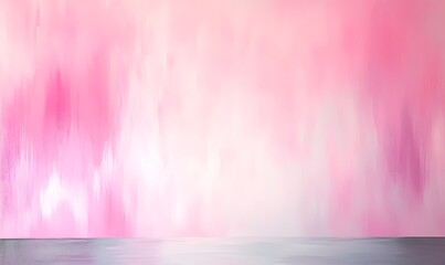 Fototapete - Soft pink abstract background with gentle gradients and a hint of silver at the bottom.