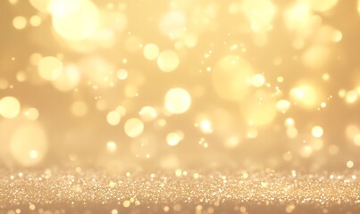 Poster - Soft golden bokeh lights create a warm, festive atmosphere.