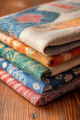 Poster - Vibrant Textured Handwoven Fabrics Artisanal Craftsmanship in Korean Tradition - Design Innovation and Cultural Impact for Modern Interiors and Fashion Industry Insights