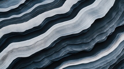 Leinwandbilder - Minimalist Artistic Wave Patterns Textured Stone Layers in Abstract - Inspiring Modern Design and Creative Decor for Eco-Conscious Spaces