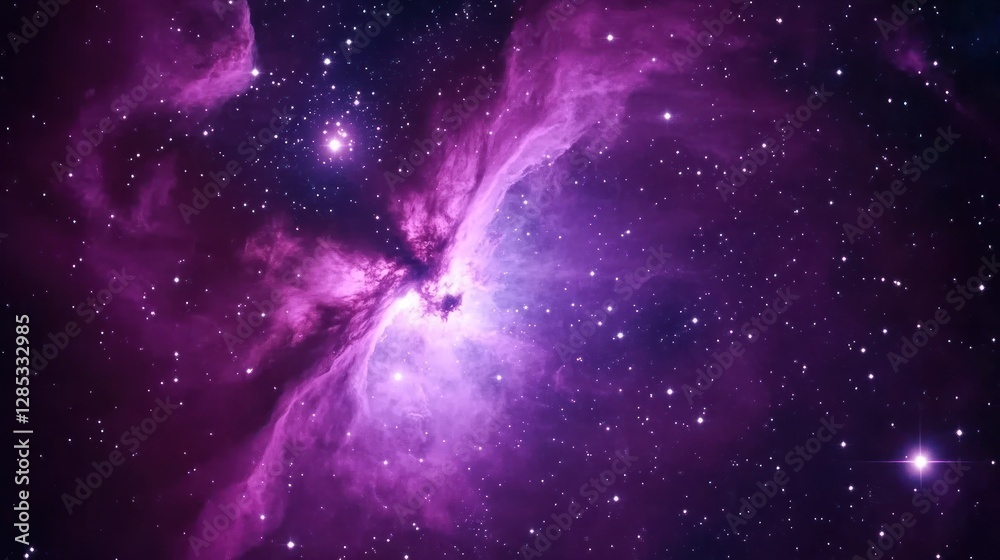 Vivid Nebula Display in Deep Space Captured Through Stunning ...