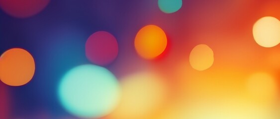 abstract colorful bokeh background