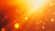 © MD - Abstract orange bokeh background with bright light rays.