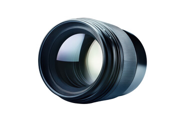 Isolated Professional Camera Lens, Sharp and Clear