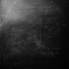 Poster - Dark and Distressed: A black and white textured surface with scratches, creating an abstract and worn aesthetic. 