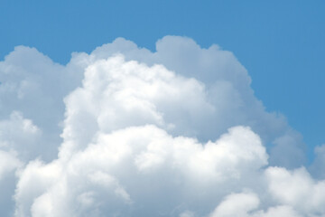 Wall Mural - close up of beautiful cloud abstract in the afternoon