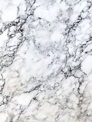 Fototapete - Elegant White Marble Background with Elegant Veins and Patterns for Stylish Design Use : Generative AI