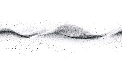 Wall Mural - Black and white grunge dust seamless texture background