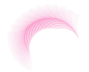 Poster - abstract pink swirl