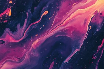 Leinwandbilder - Colorful abstract swirl patterns perfect for dynamic video transitions in digital art, Dirty streams Perfect for transitions in video