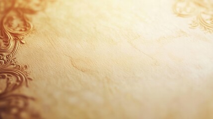 Poster - Elegant Vintage Background with Soft Textures and Decorative Flourishes in Warm Tones