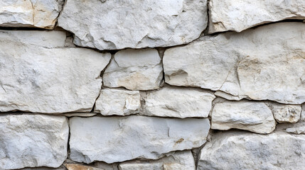 Poster - Close Up of Textured Stone Blocks Showing Patterns in Natural Rock Wall : Generative AI
