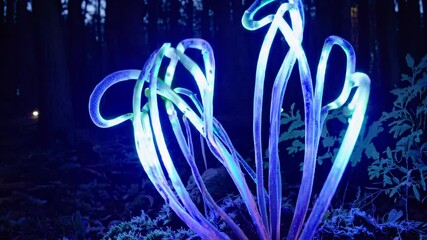 Aufkleber - Mystical Neon Flora