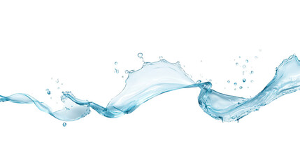 Wall Mural - dynamic water splash photography, liquid art on black background