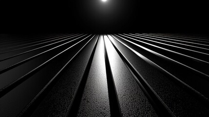 Poster - Black and white background with subtle texture and depth creating an elegant visual contrast