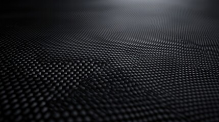 Poster - Close-Up of Textured Black Surface with Subtle Patterns and Depth in Low Light Conditions