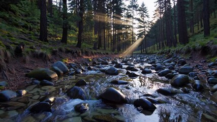 Poster - Serene Stream Symphony