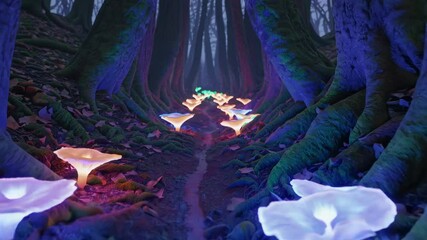 Poster - Mystical Woodland Journey