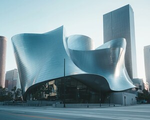 Poster - Modern architectural . AI.