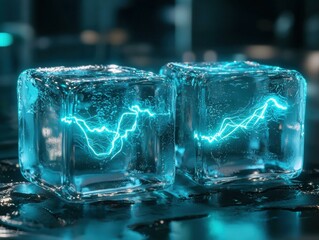 Poster - Frozen energy. AI.