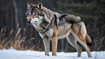 Naklejka na meble Ultra realistic wolf
