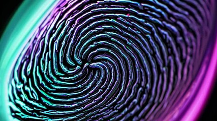 Poster - Mesmerizing Fingerprint Artistry