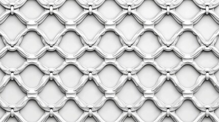 Poster - Seamless Monochrome Geometric Hexagon Pattern with Minimalist Architectural Design and Futuristic Aesthetic