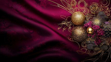 Poster - Elegant geometric patterns and decorative ornaments thai-inspired art luxurious setting close-up view vibrant design