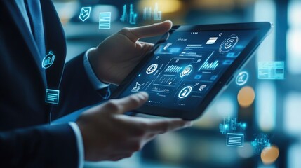 Poster - Digital Business Analytics, Data-Driven Decision Making on a Tablet
