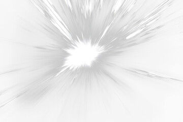 Poster - Abstract monochrome burst, radiating light.