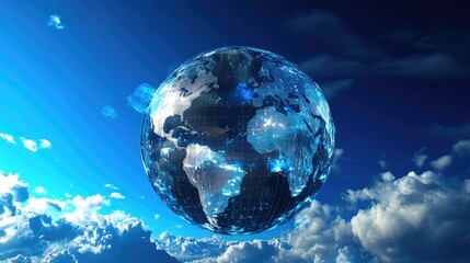 Poster - Digital Globe, A Celestial View of Global Connectivity