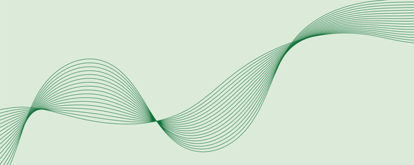 Wall Mural - abstract vector wave line banner.