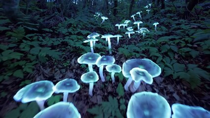 Poster - Enchanted Forest Glow