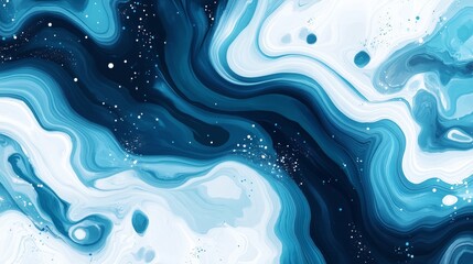 Aufkleber - Blue abstract background with white accents. Modern design for presentations perfect for companies.