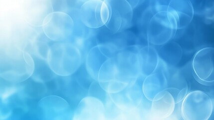 Poster - Soft, see-through blue background for websites. Colorful, blended background.
