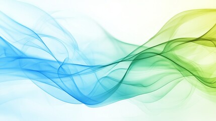 Poster - Soft, transparent background with a mix of light blue and green colors. Perfect for website design and other creative projects.