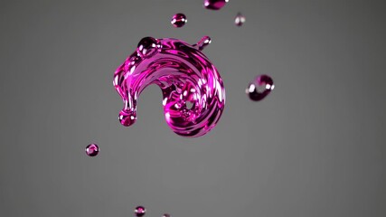 Poster - Mesmerizing Pink Spiral
