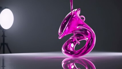 Poster - _Ethereal Pink Spiral