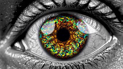 Poster - Mesmerizing Iris Visions