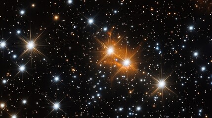 Poster - Magnificent Starfield Display, A Spectacular View of Distant Stars and Nebula