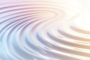 Fototapete - A calming, geometric background with concentric circles in pastel tones, creating a hypnotic flow effect. Soft light gradients radiate outward, with a slightly blurred texture to create a dreamy.