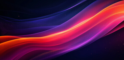 Fototapete - Futuristic background gradient with red, blue, purple color wave. Abstract wave background