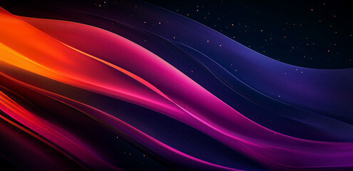 Fototapete - Futuristic background gradient with red, blue, purple color wave. Abstract wave background